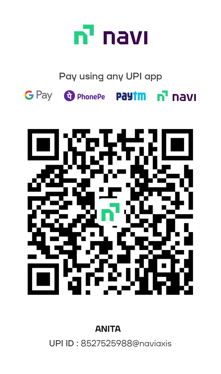 UPI payment QR for ANITA, 8527525988@naviaxis