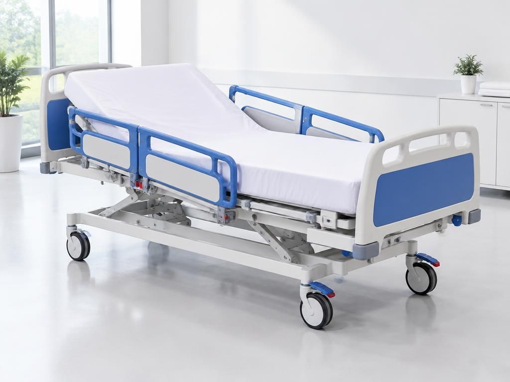 Illustrative hospital beds