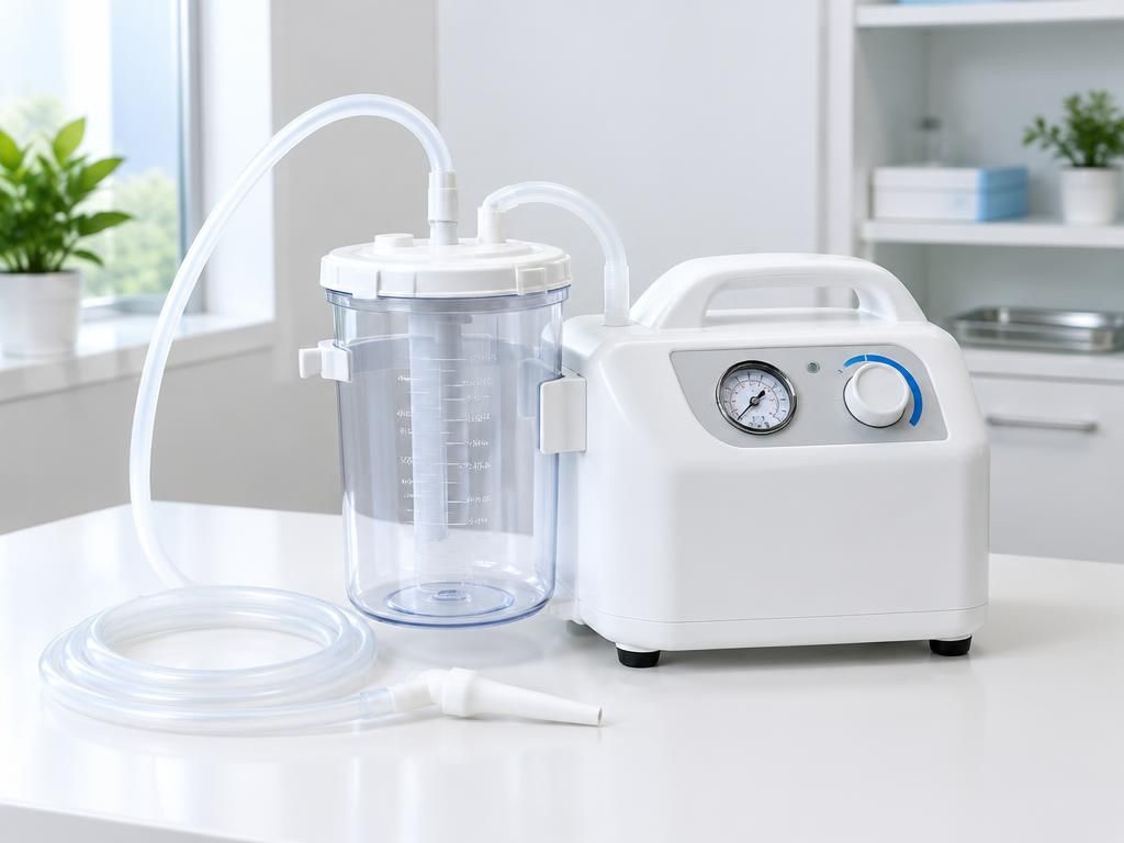 Illustrative suction machines